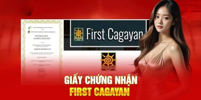 Giấy chứng nhận uy tín từ tổ chức hàng đầu First Cagayan