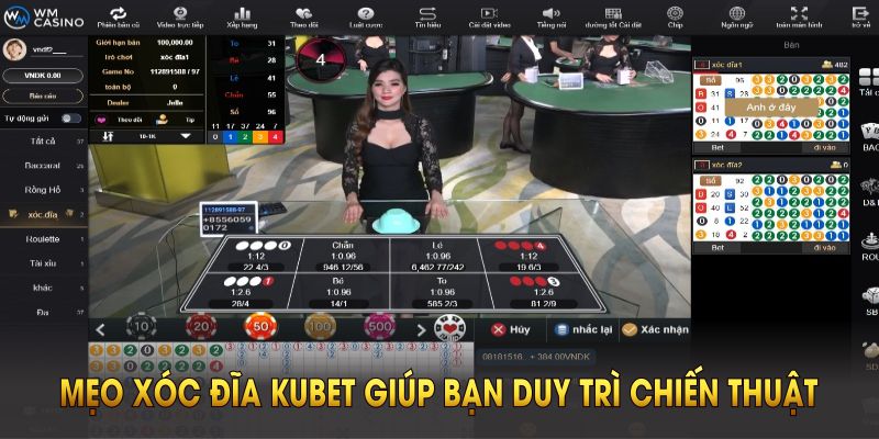 Mẹo xóc đĩa Kubet giúp bạn duy trì chiến thuật hiệu quả